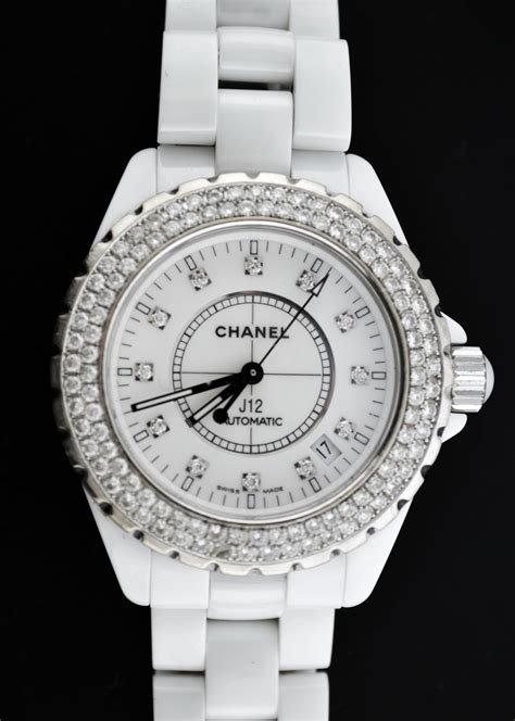 chanel j12 diamond watches|Chanel j12 diamond bezel.